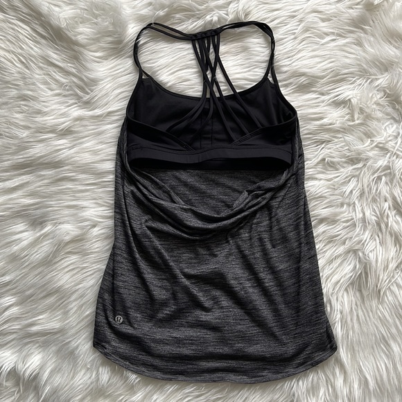 Lululemon Gray Lighten Up Tank Size 4 - Picture 6 of 9